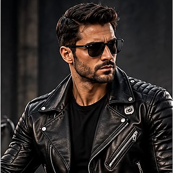 Asymmetric Biker Jacket (illustrative image)