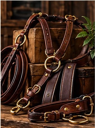 Stirrup Leathers & Girth (illustrative image)